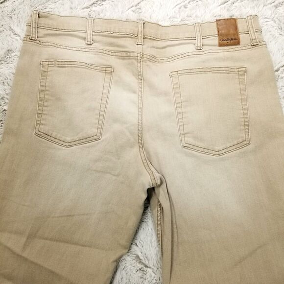 Goodfellow Co Jeans Mens 40×32 Brown Slim Straight Total Flex Medium Wash Denim - Picture 4 of 13